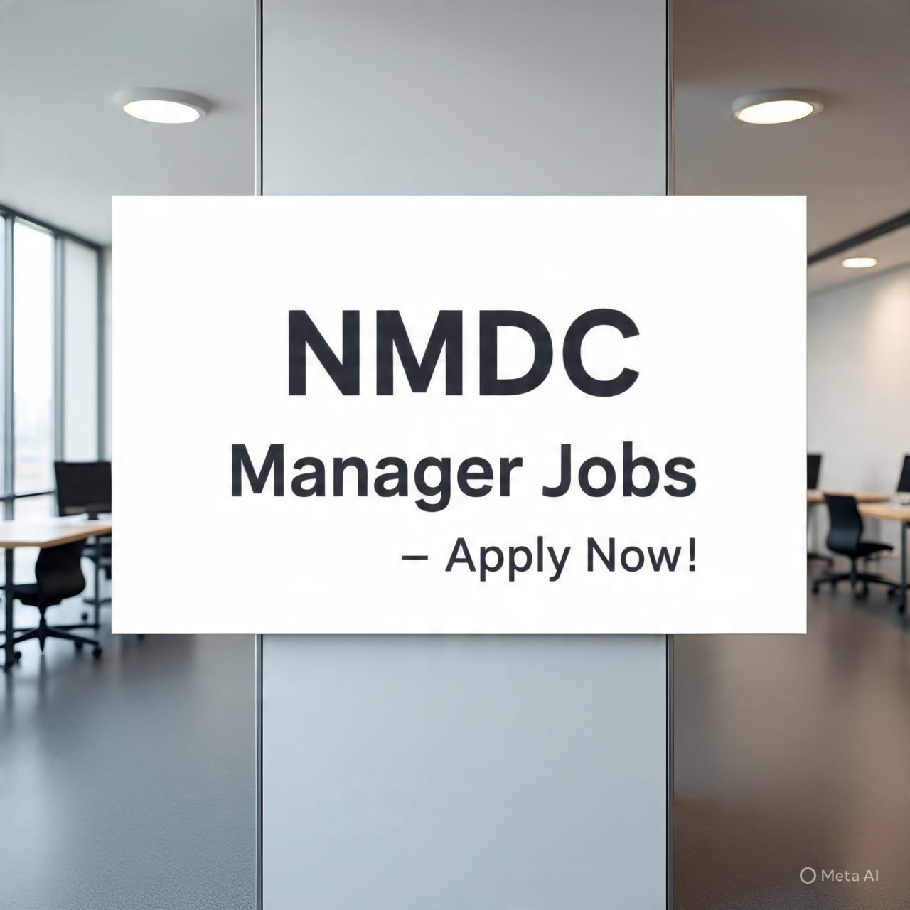 NMDC Manager Jobs