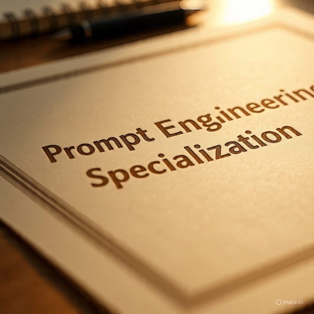 Prompt Engineering specialization