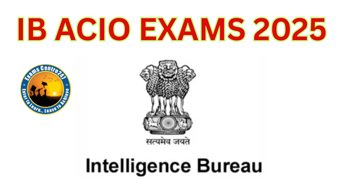 IB ACIO Admit Card Out