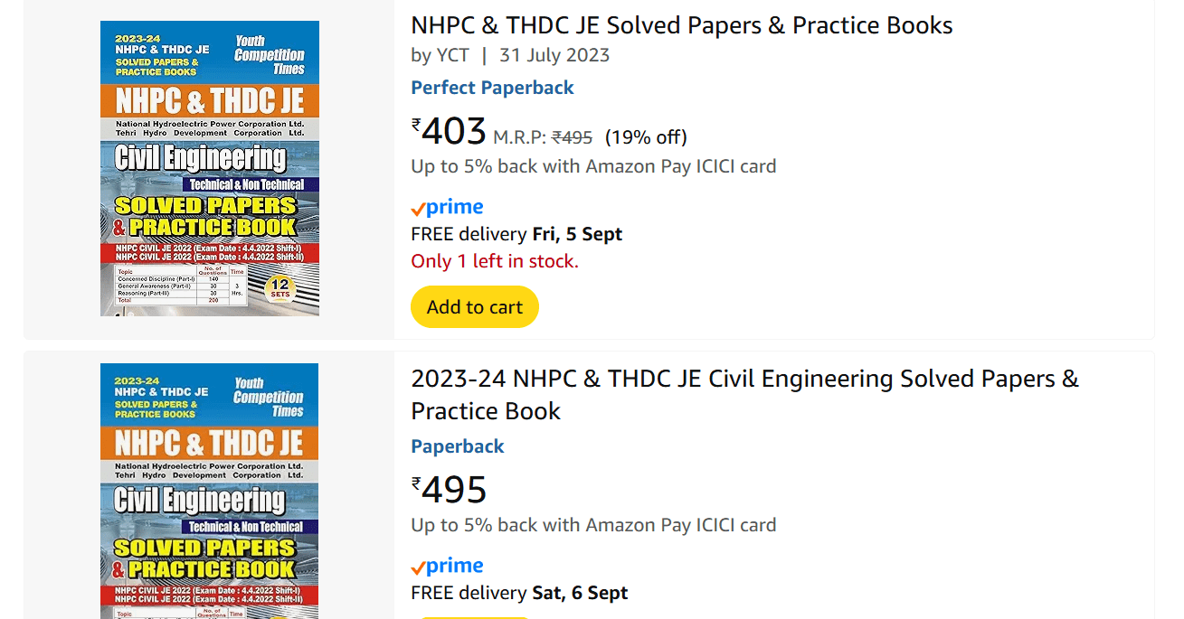 NHPC BOOKS