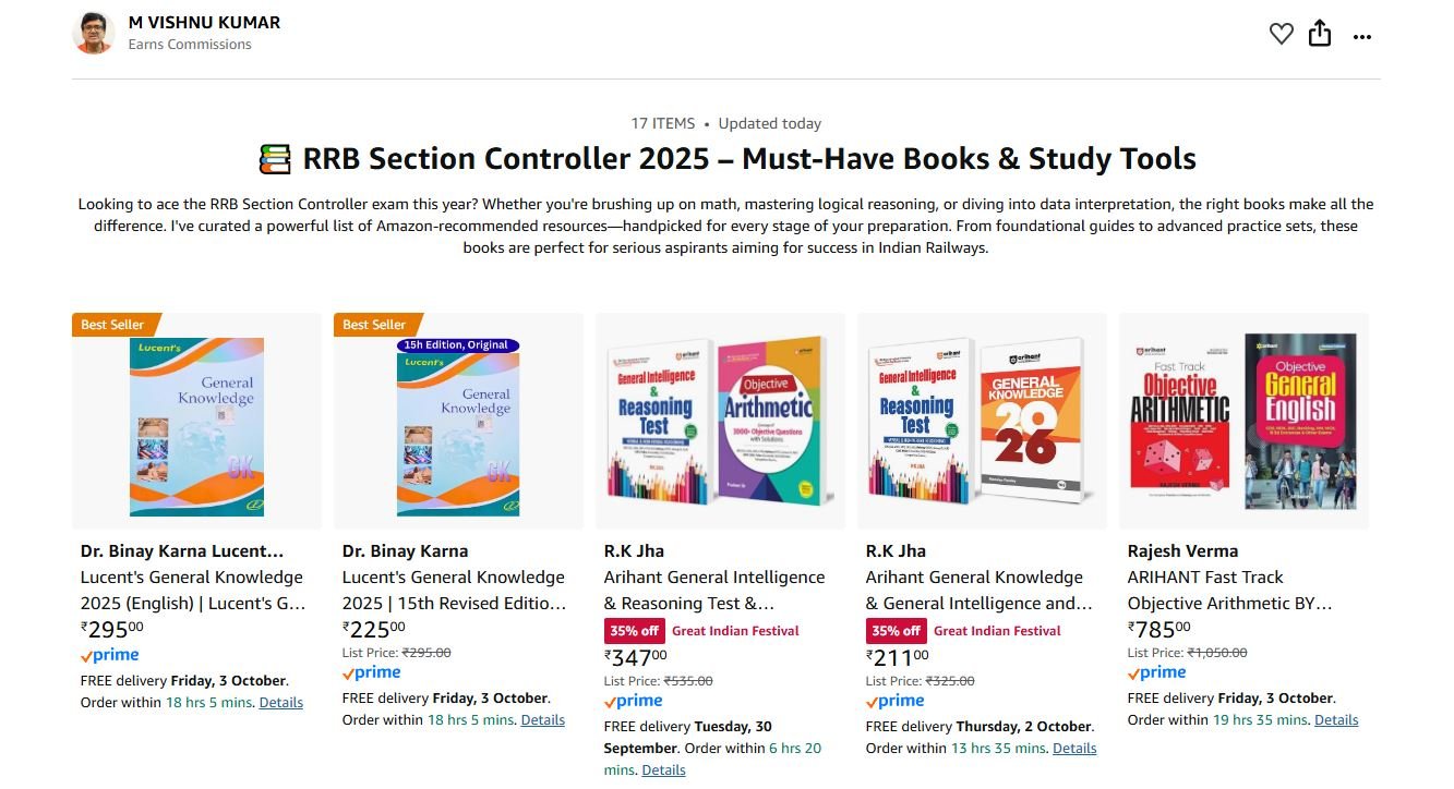 RRB Section Controller