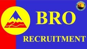 BRO recruitment