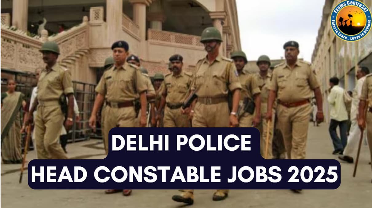 SSC Head Constable Jobs for 10+2 Pass